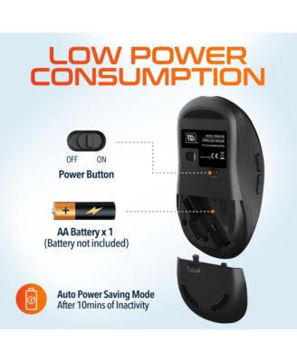 S8 Optical Wireless Mouse, 6 Buttons, 3 DPI Levels (DMS8-WB)