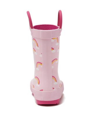 Toddlers Pull On Splash Rubber Rain Boots