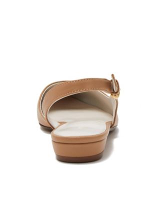 Lands' End Women's Leather Slingback Low Heels Macy's