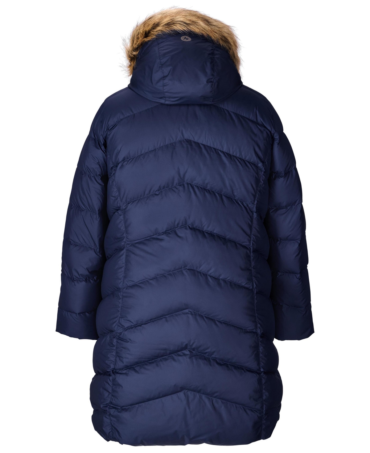 Marmot Women's Montreaux Long Winter Down Hooded Coat In Blue