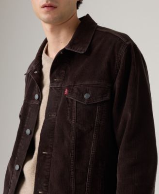 Men's Regular-Fit Stretch Denim Trucker Jacket