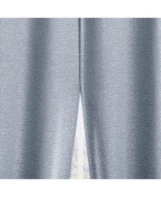 Servana Abstract Magnetic Closure 100% Blackout Grommet Curtain Panel Pair