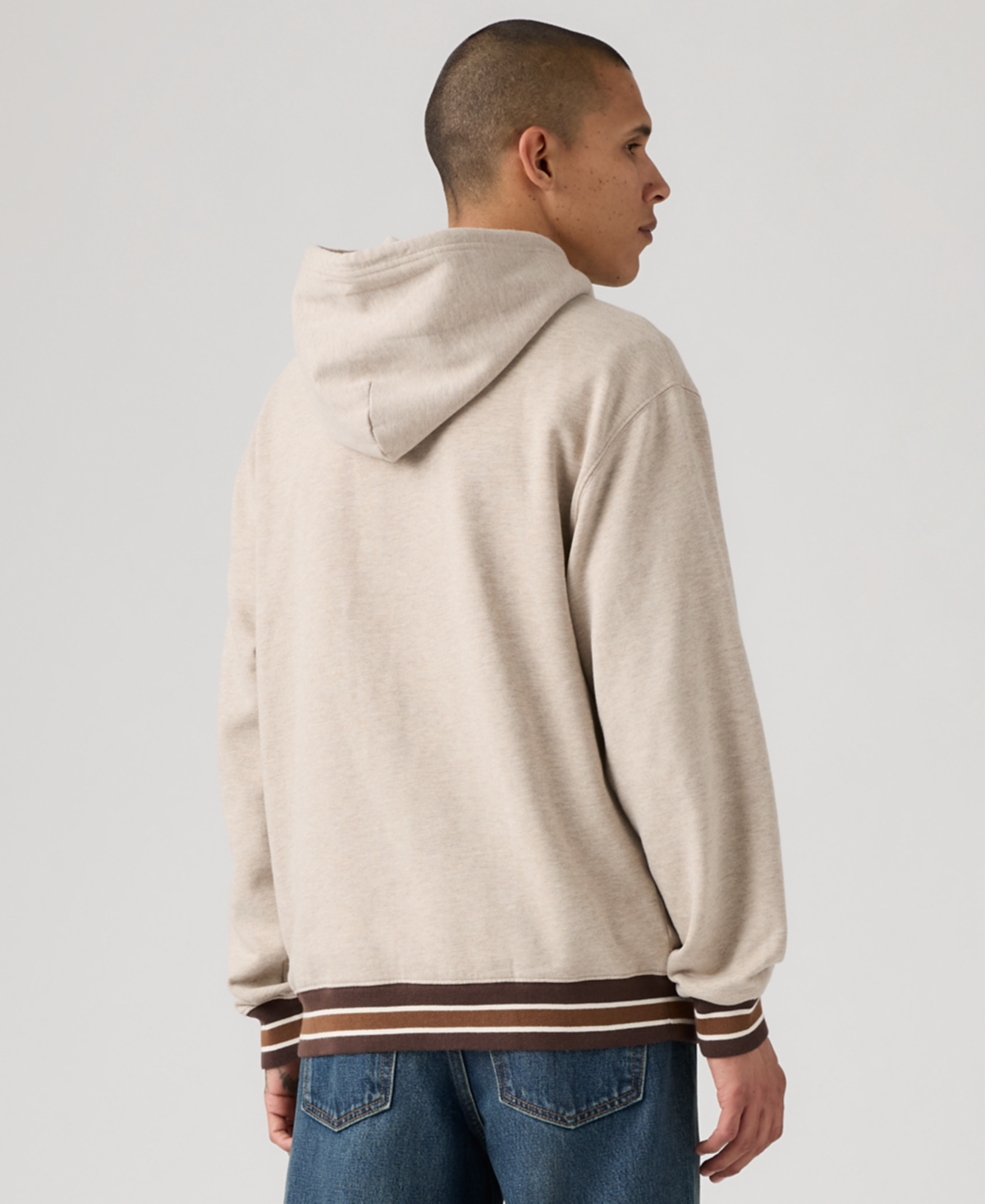 Levi's Men's Logo Graphic Hoodie In Neutral