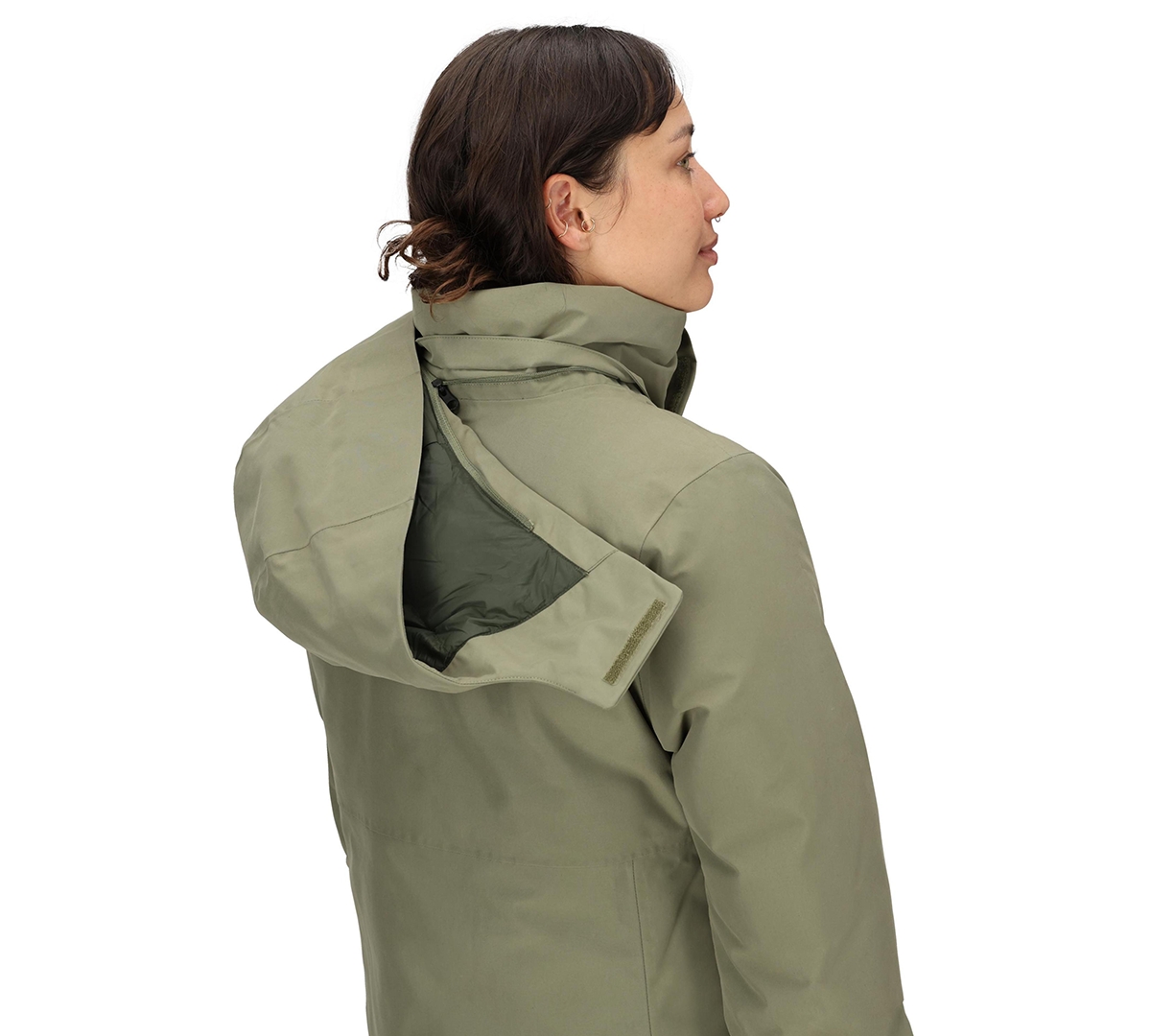 Marmot Women's Chelsea Hooded Waterproof Down Coat In Green