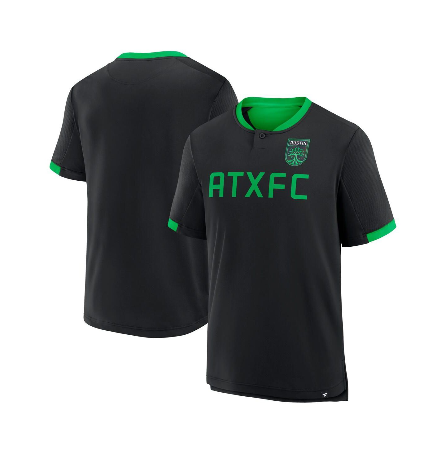 Мужская футболка Fanatics Black Austin FC Stoppage Time Striker — фото 1