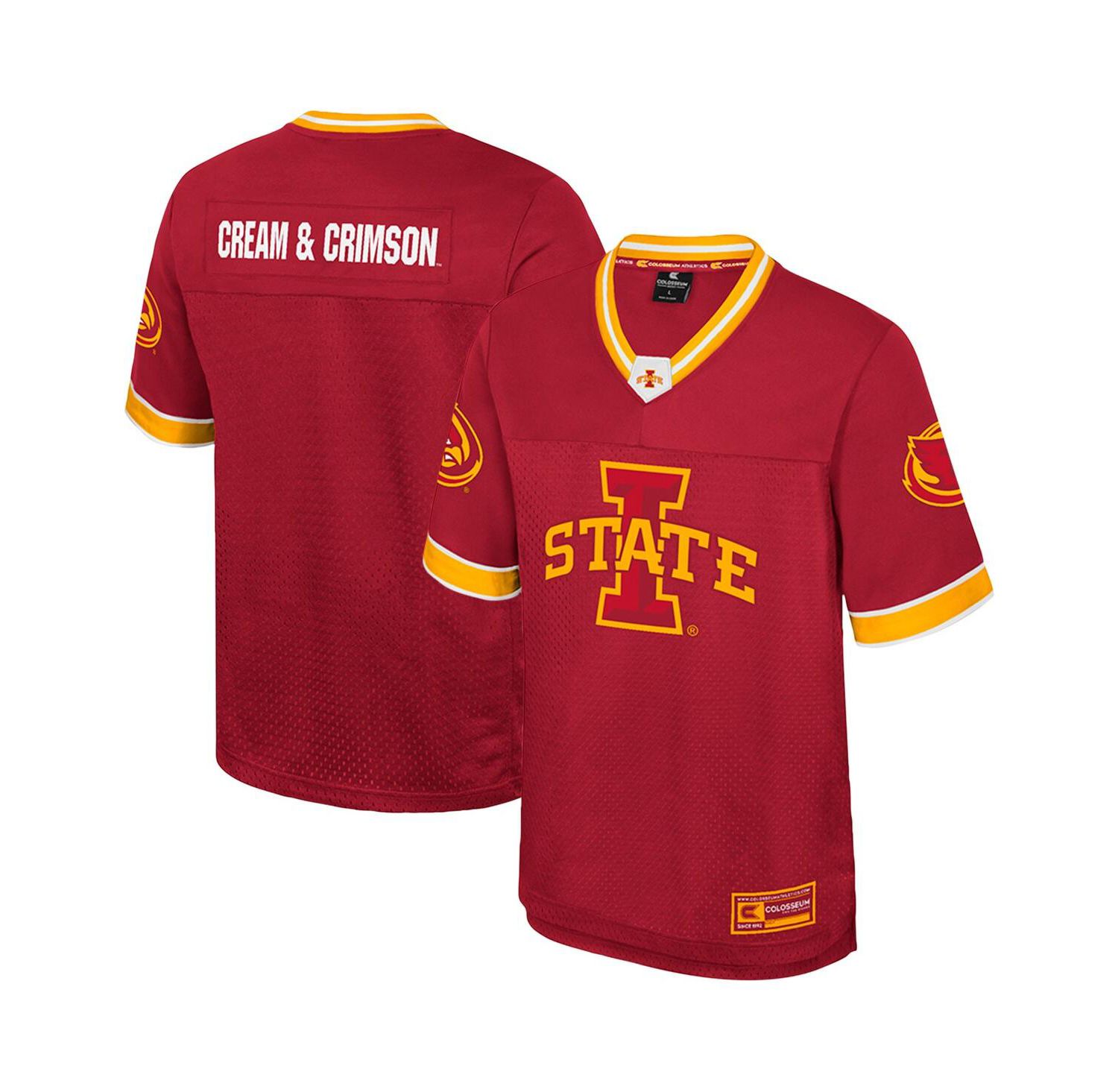 Men's Cardinal Iowa State Cyclones Nothing But The Hits Football Jersey