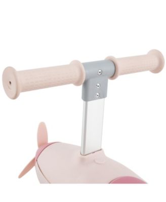 2-in-1 Kids Ride-on Push Car with LED Lighted Wheels-Pink