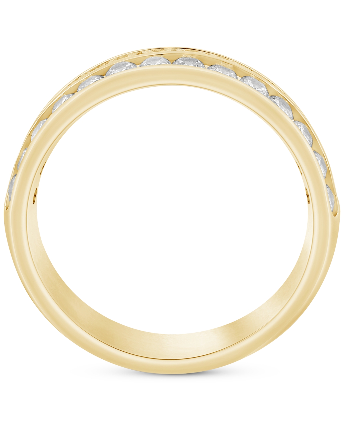 Macy's Lab Grown Diamond Ring (1 Ct. T.w.) In 14k White Or Yellow Gold In Gold