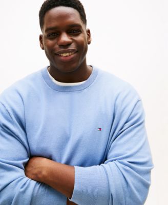 Men's Big and Tall Pima Cotton Cashmere Crewneck Sweater