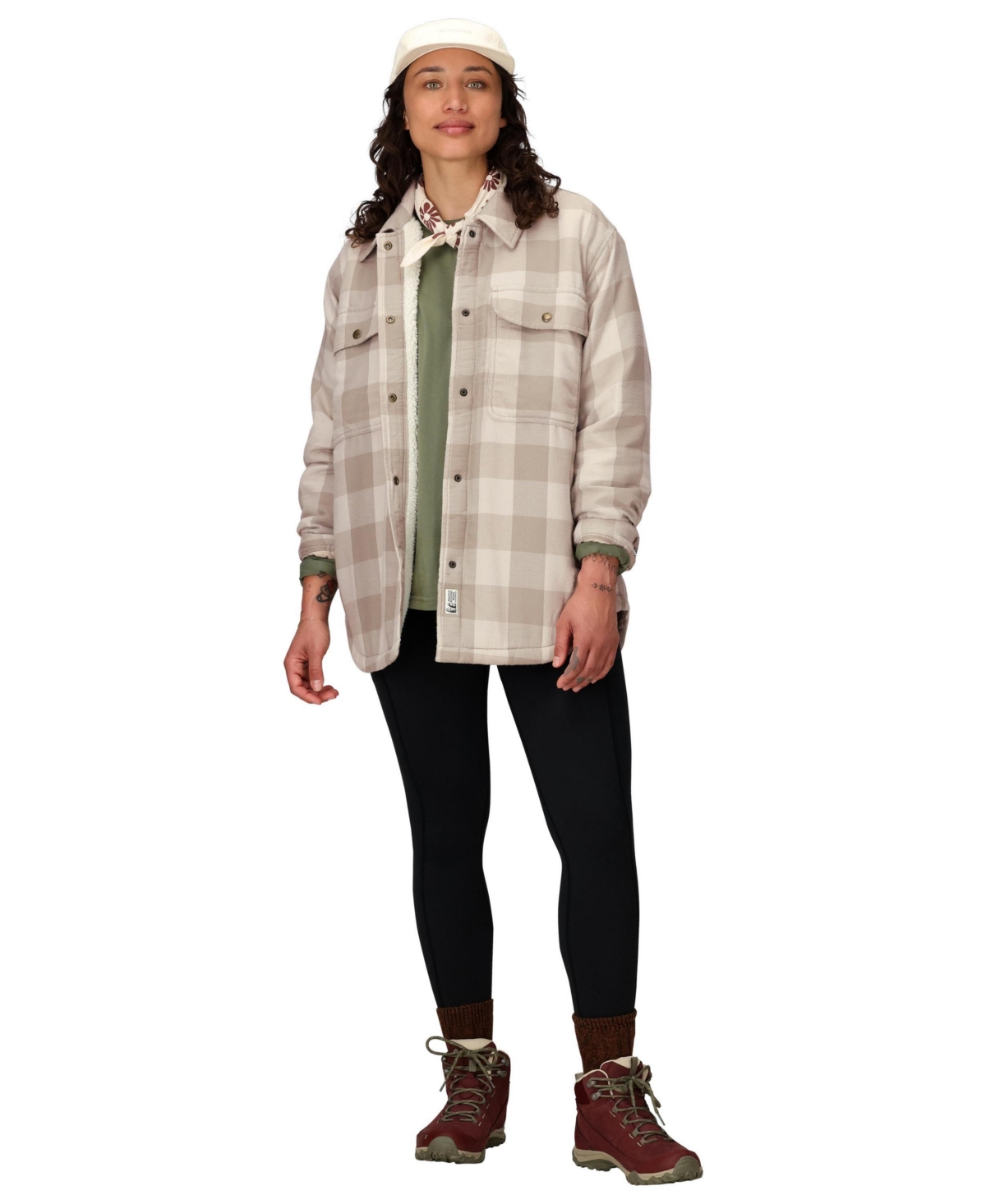 Marmot Women's Ridgefield Sherpa Lined Flannel Coat
