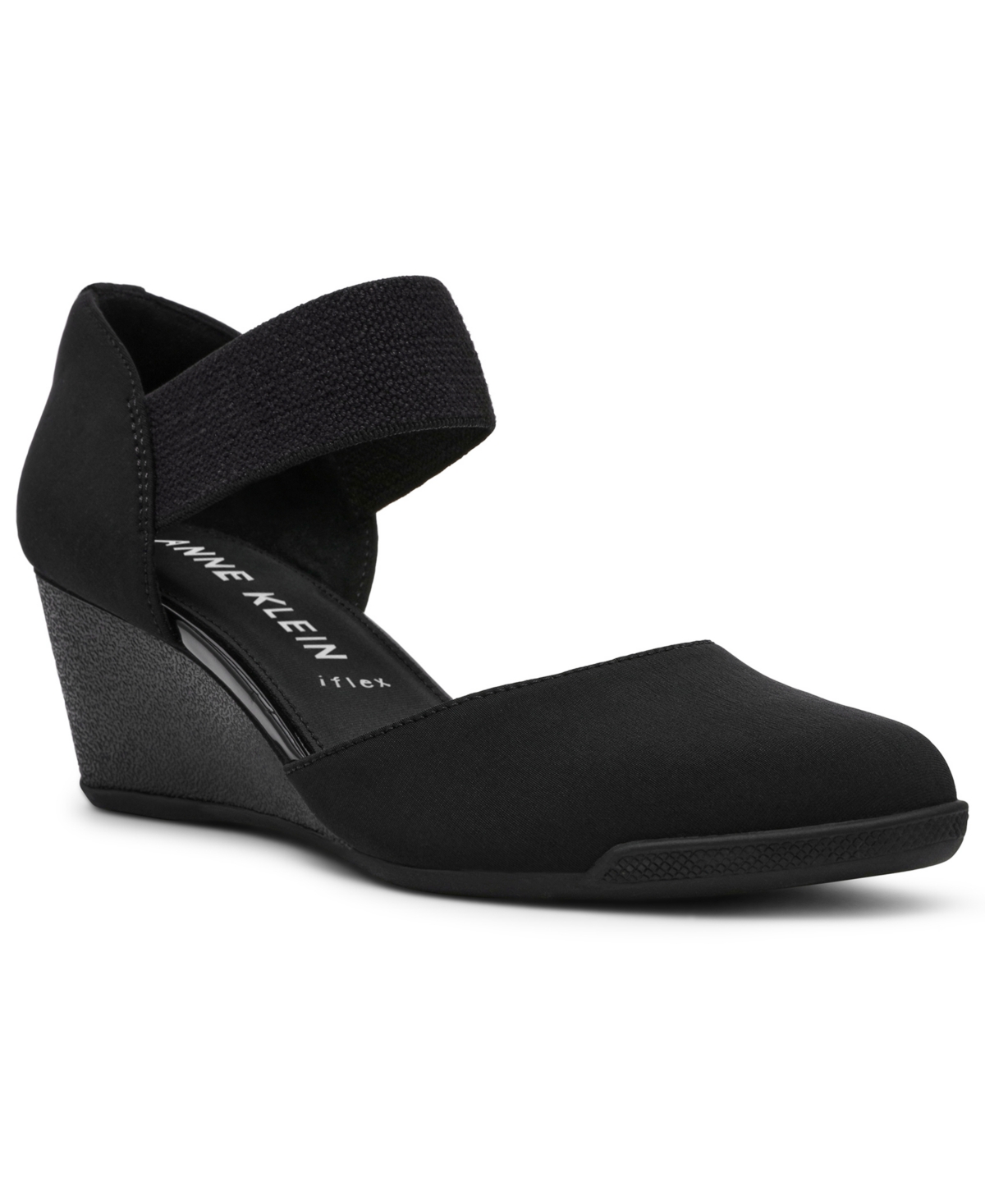 Anne Klein Women's Tiffany Wedge Heel Pumps In Black