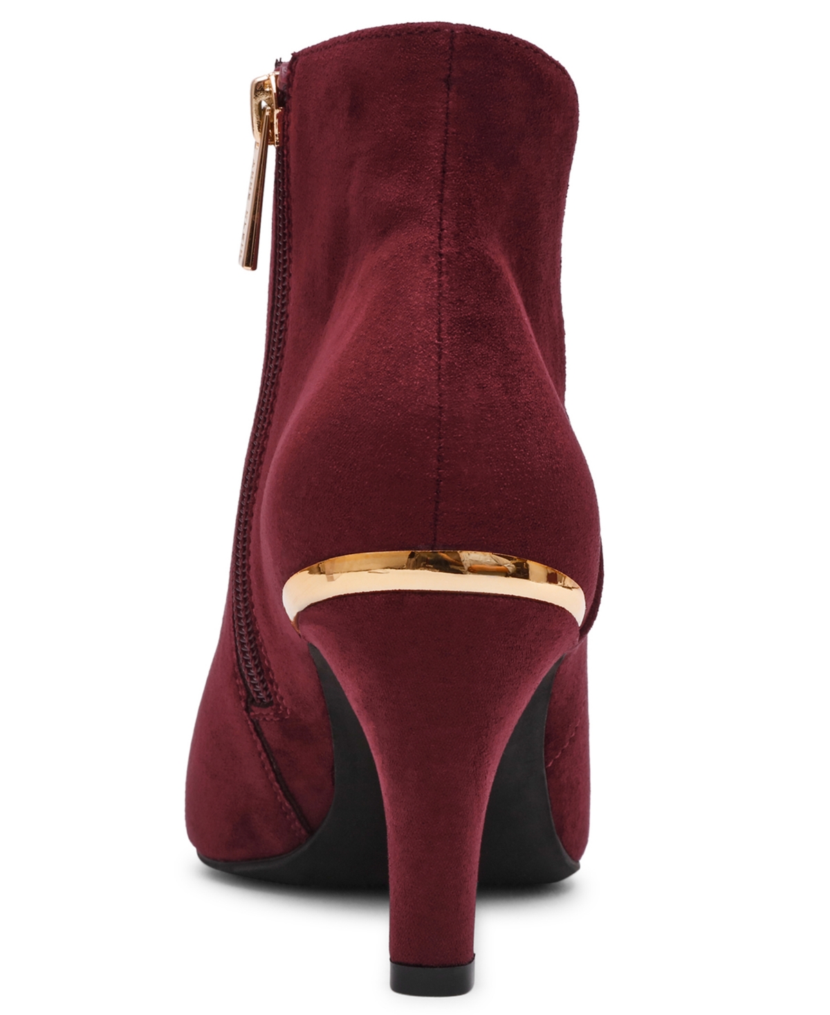 Anne Klein Women's Annabelle Ankle Booties In Burgundy