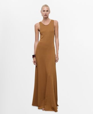 MANGO - Women's Knit Long Dress