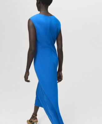 Women's Ruched Midi Dress