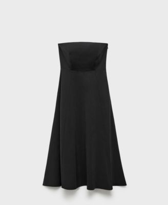 Women's Long Strapless Dress