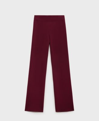 Women's Elastic Waistband Knitted Pants