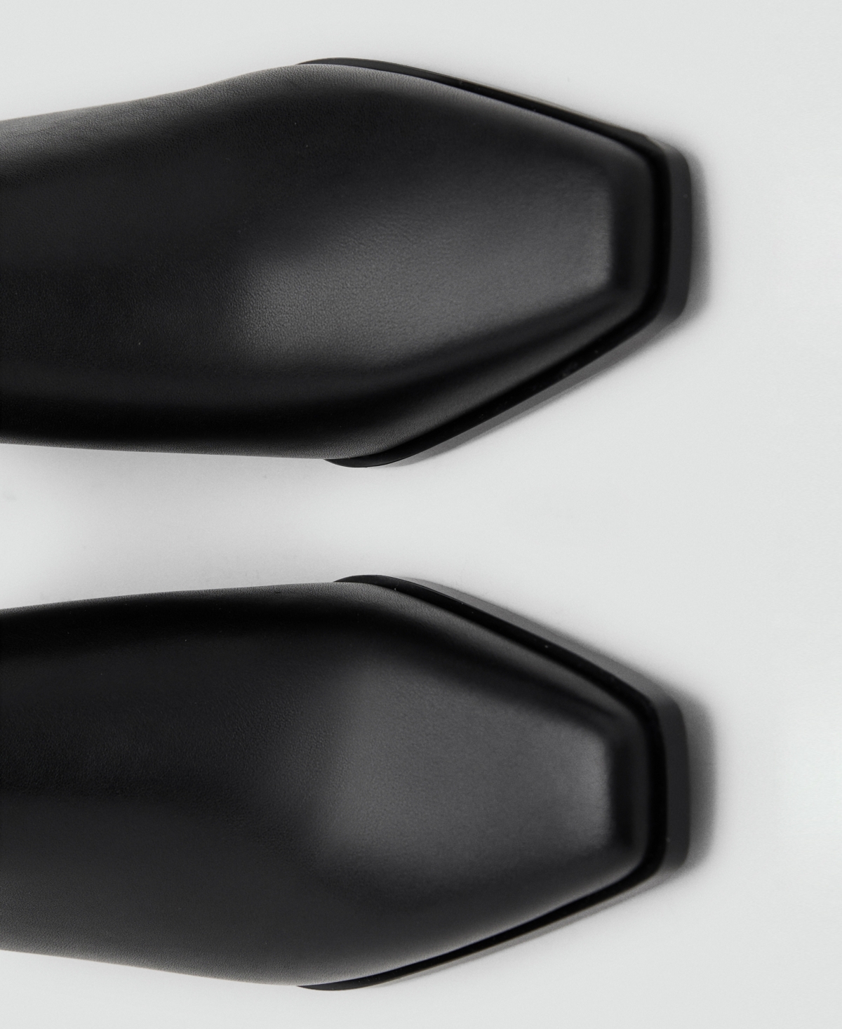 Mango Women's Leather Heeled Boots In Black
