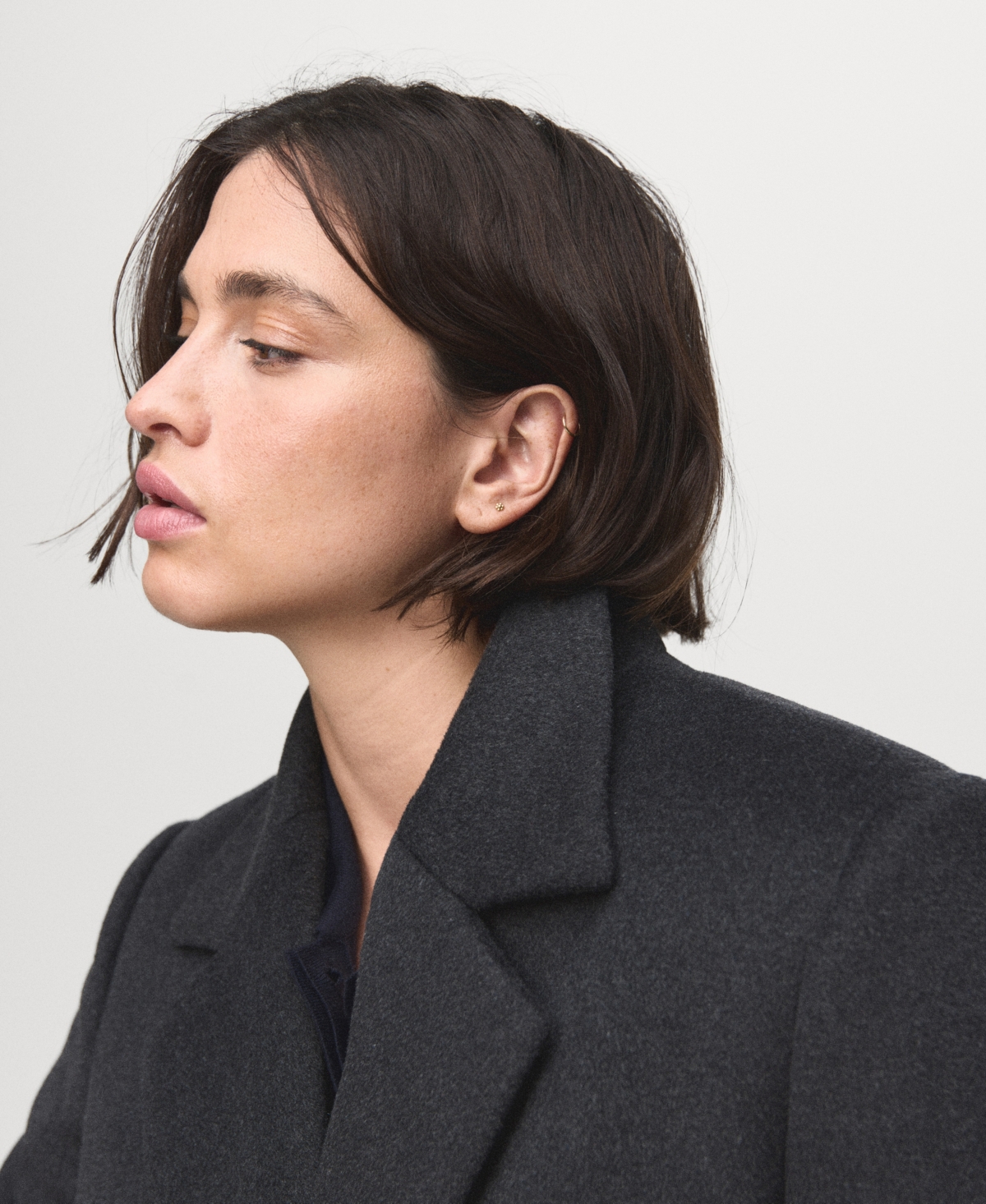 Mango Women's Double-Breasted Wool Coat