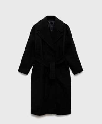 MANGO - Women's Belted Woolen Coat
