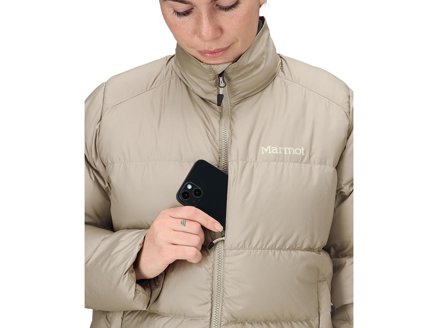 Женская куртка Marmot Guides Down Jacket, цвет: Arctic Nav — фото 3