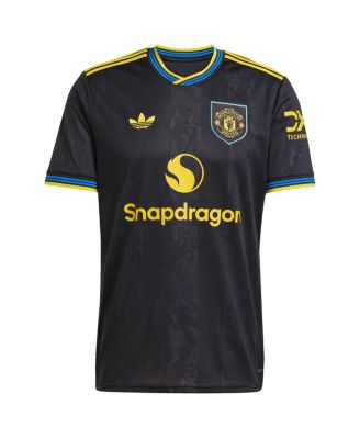 Men's Kobbie Mainoo Black Manchester United 2025/26 Third Replica Player Jersey