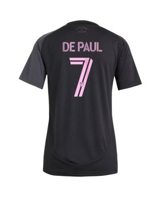 Women's Rodrigo De Paul Black Inter Miami CF 2025 The Fortitude Kit Replica Player Jersey