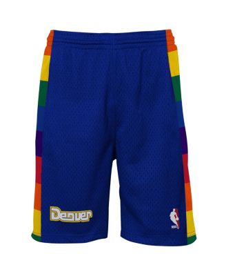 Big Boys and Girls Blue Denver Nuggets Swingman Shorts