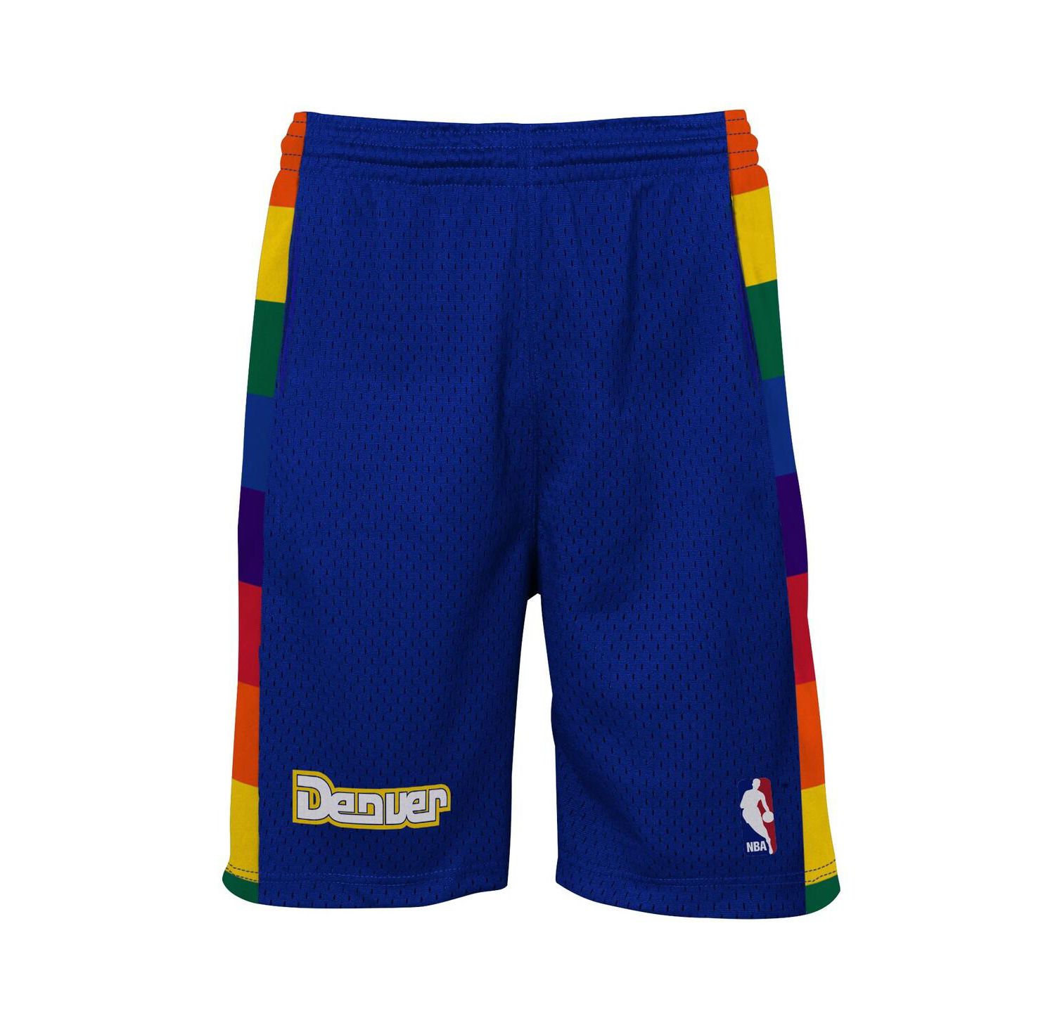 Big Boys and Girls Blue Denver Nuggets Swingman Shorts