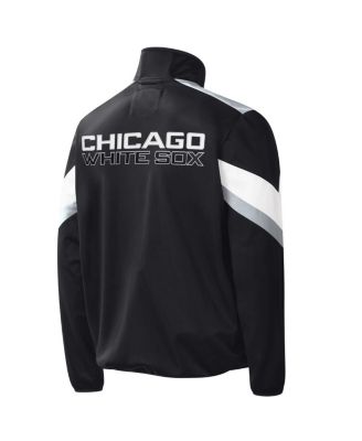 Men's Black Chicago White Sox Earned Run Full-Zip Jacket