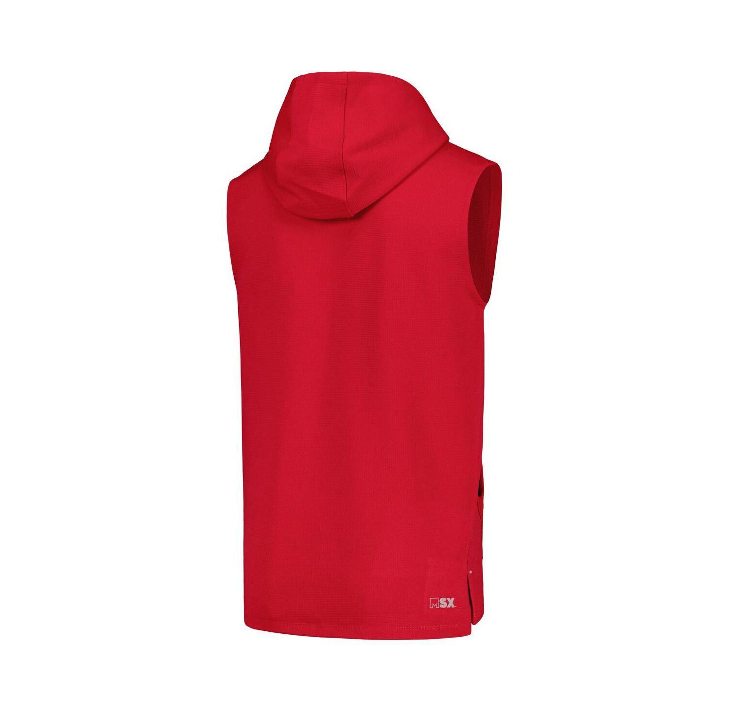 Men's Cardinal Arizona Cardinals Marathon Sleeveless Pullover Hoodie