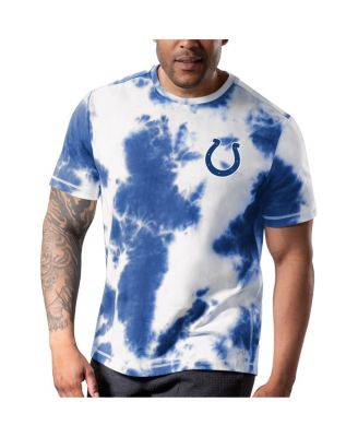 MSX by Michael Strahan - Men's Royal Indianapolis Colts Freestyle Tie-Dye T-Shirt