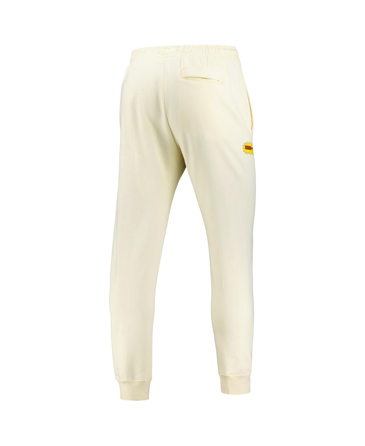 Freeze Max Men's Cream Beavis And Butt-head Rude Jogger Pants In White
