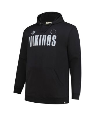 Men's Black Minnesota Vikings Big Tall Chip Shot Hoodie