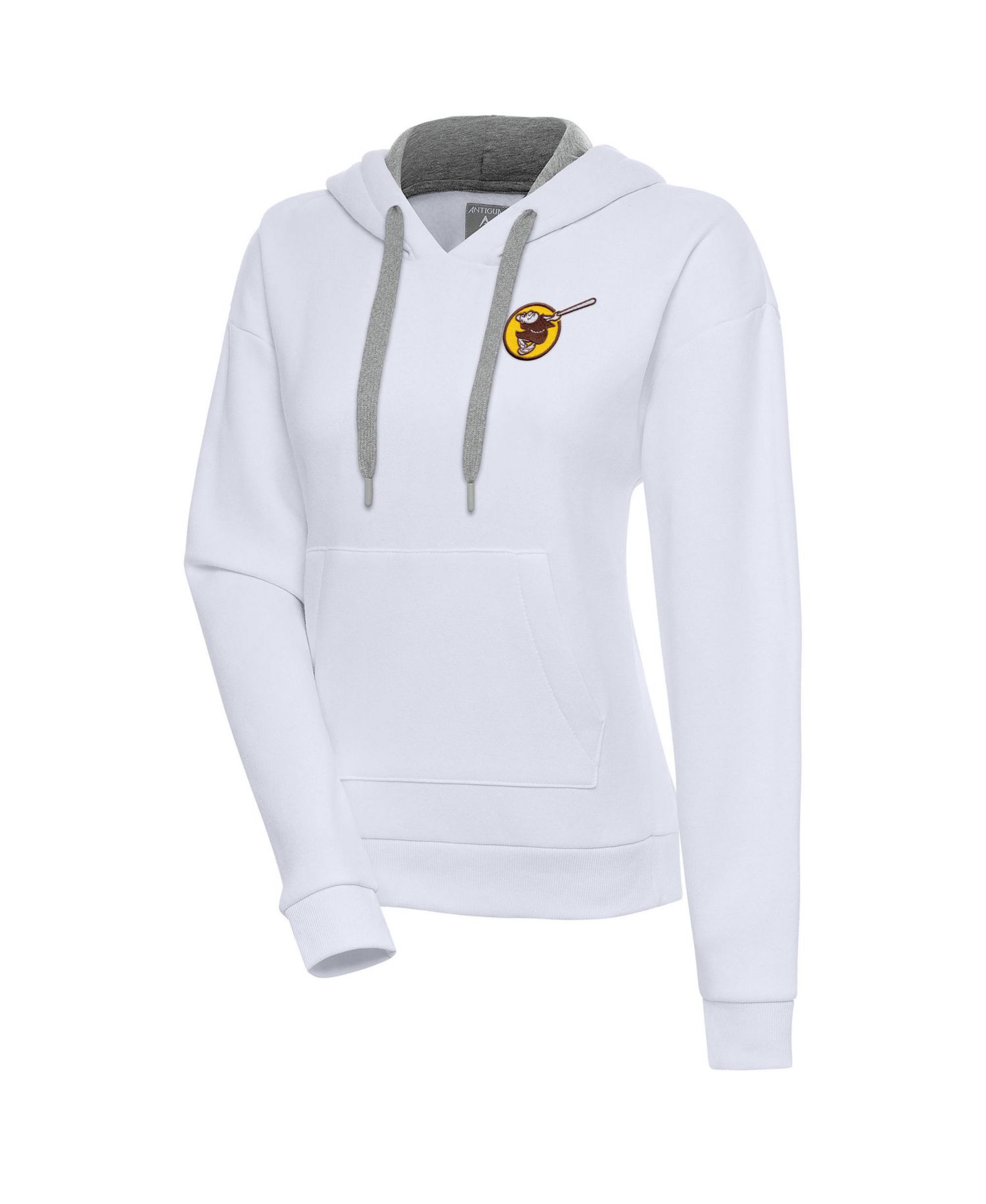 Women's White San Diego Padres Cooperstown Victory Pullover Hoodie