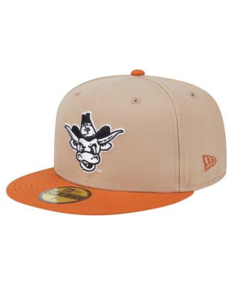 New Era - Men's Khaki Texas Longhorns Throwback Two-Tone 59FIFTY Fitted Hat