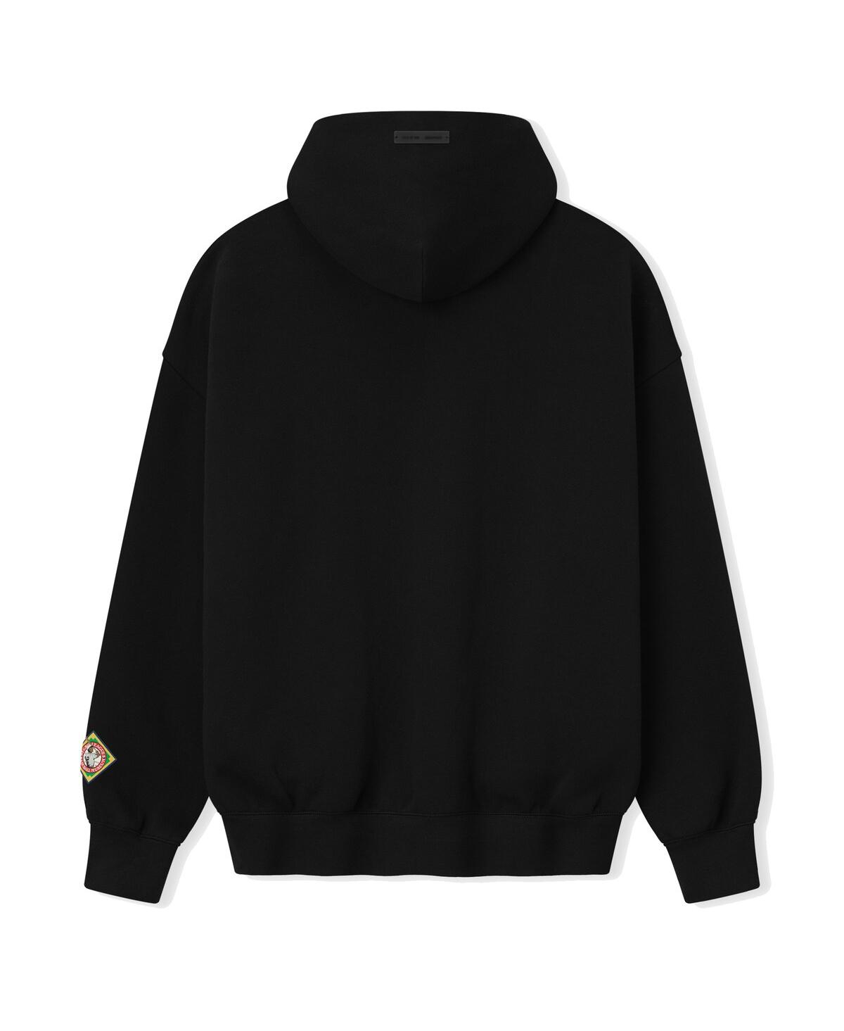 Fear Of God Men's Black Yankees Black Negro Leagues Baseball Museum Fleece Pullover Hoodie In Black