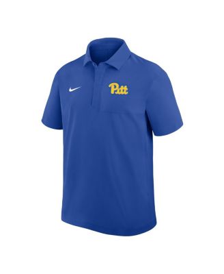 Men's Royal Pitt Panthers Woven Polo Shirt