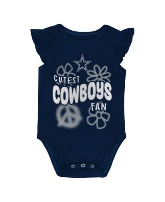 Baby Girls 2-Piece Dallas Cowboys The Sunshine Bodysuit Set