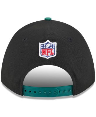Big Boys and Girls Black/Green New York Jets 2025 NFL Draft 9FORTY A-Frame M-Crown Adjustable Hat