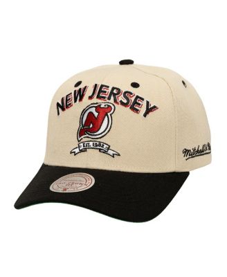 Mitchell & Ness - Men's&nbsp;Cream New Jersey Devils Soul Legacy Defined Two-Tone Pro Crown Adjustable Hat