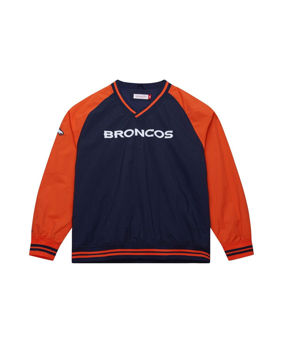 Мужская темно-синяя куртка-реглан Denver Broncos