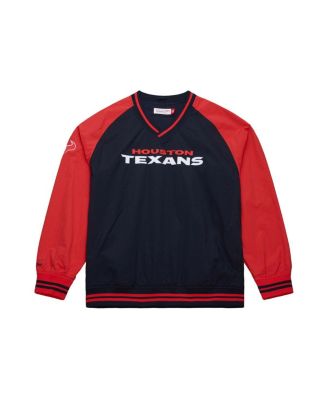 Mitchell & Ness - Men's Navy Houston Texans Raglan Jacket