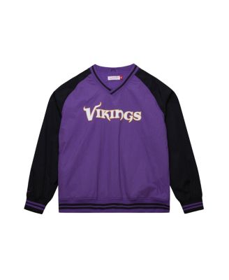 Mitchell & Ness - Men's Purple Minnesota Vikings Raglan Jacket