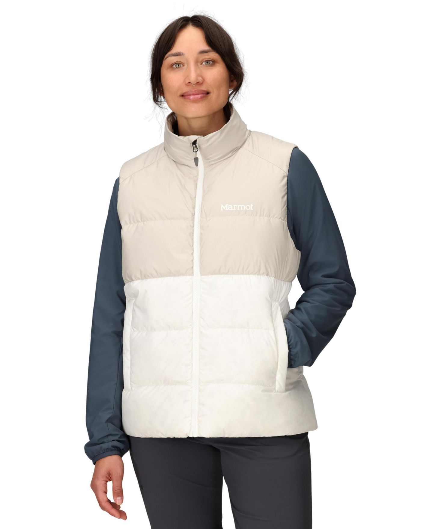 Женский жилет Marmot Guides Down Vest, цвет: Берёзовый — фото 1