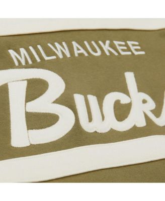 Men's&nbsp;Olive Milwaukee Bucks Double Clutch Head Coach Hoodie