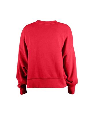 Girls Red Kansas City Chiefs Flip Sequin Sweatshirt