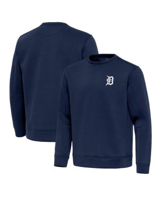 Men's Navy Detroit Tigers Relevant Lightweight Pullover Sweatshirt