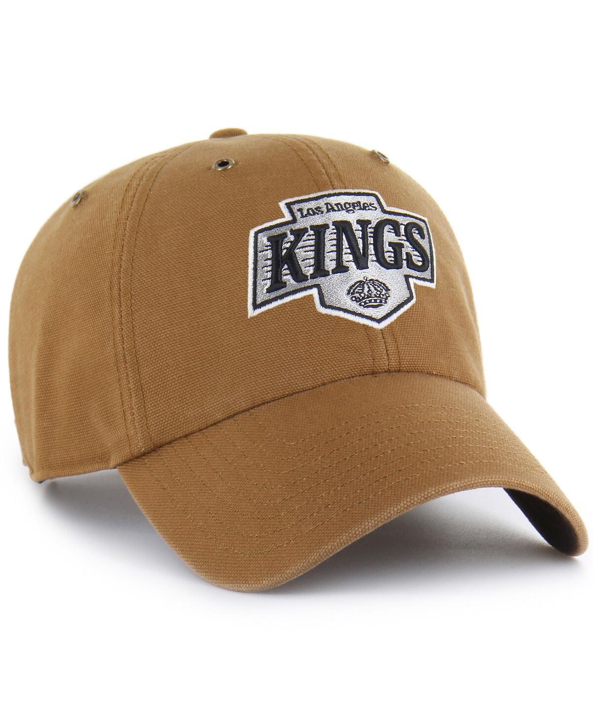 Carhartt X 47 Brand Men's Brown Los Angeles Kings Clean Up Adjustable Hat In Brown