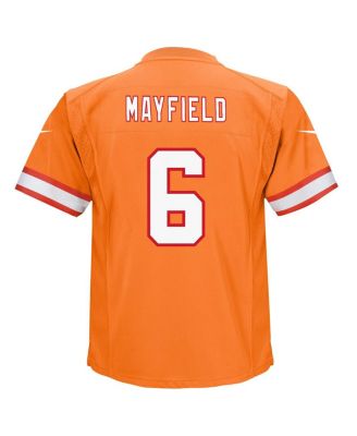 Baby Boys and Girls Baker Mayfield Orange Tampa Bay Buccaneers Alternate Player Game Jersey