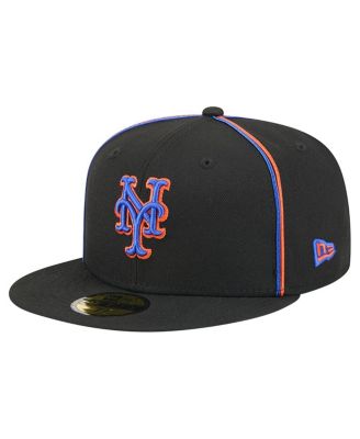 New Era - Men's Black New York Mets Soutache 59FIFTY Fitted Hat